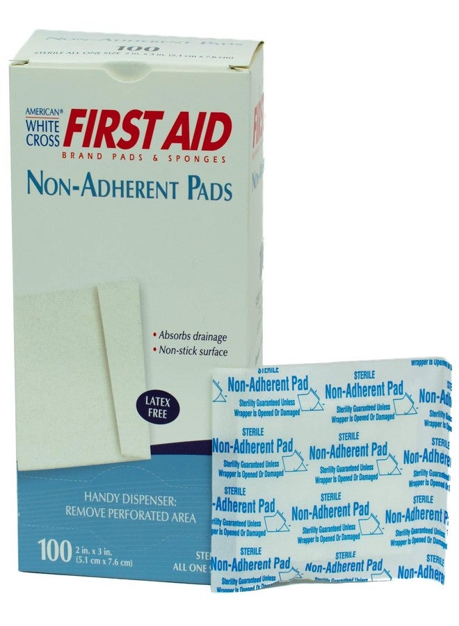 Economy Non-Adherent Pads, 2" x 3", Box of 100